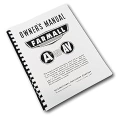 Owner manual farmall for sale  Delivered anywhere in USA 