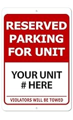 Custom reserved parking for sale  Delivered anywhere in USA 
