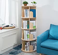 Rotating bookshelf 360 for sale  Delivered anywhere in USA 