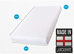 Cot Bed Mattress Fits Mamas and Papas, John Lewis,, used for sale  Delivered anywhere in UK