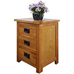 Aurotrice oak bedside for sale  Delivered anywhere in UK