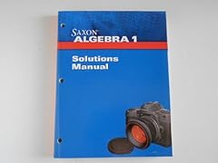 Saxon algebra solution for sale  Delivered anywhere in USA 