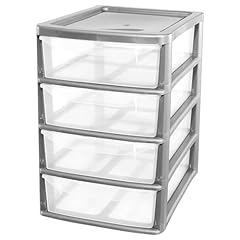 Silver plastic storage for sale  Delivered anywhere in UK