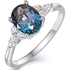 Aumify alexandrite engagement for sale  Delivered anywhere in USA 