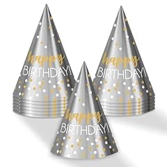 Happy birthday silver for sale  Delivered anywhere in USA 