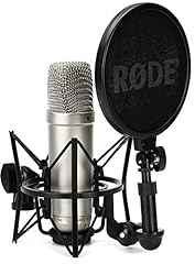 Rode NT1-A micrófono Micrófono vocal Alámbrico Oro Microfonos (Micrófono vocal, 20-20000 Hz, Cardioide, Alámbrico 50 mm, 50 mm) segunda mano  Se entrega en toda España 