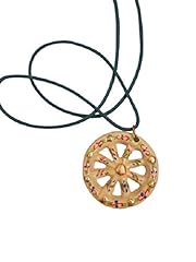 Collana dipinta mano usato  Spedito ovunque in Italia 