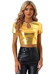 Allegra metallic crop for sale  Delivered anywhere in USA 