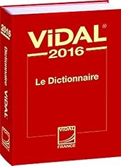 Dictionnaire vidal 2016 d'occasion  Livré partout en France
