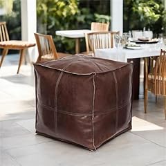 Unstuffed pouf ottoman for sale  Delivered anywhere in USA 