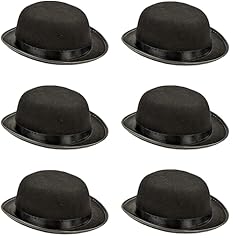 Black bowler hats for sale  Delivered anywhere in UK