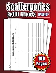 Scattergories score sheets for sale  Delivered anywhere in UK