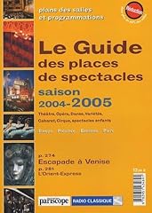 Guide places spectacles d'occasion  Livré partout en France