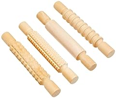 textured rolling pins for sale  Delivered anywhere in UK
