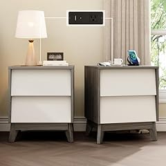 Luxoak nightstands set for sale  Delivered anywhere in USA 