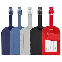 5pcs leather suitcase for sale  Delivered anywhere in UK