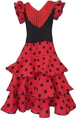 Flamifeel vestito flamenco usato  Spedito ovunque in Italia 