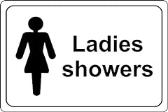 Ladies showers sign for sale  Delivered anywhere in UK