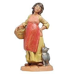 Statuine presepe pastorella usato  Spedito ovunque in Italia 