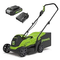 Greenworks 24v tagliaerba usato  Spedito ovunque in Italia 