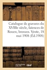 Catalogue gravures xviiie d'occasion  Livré partout en France