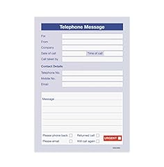 Telephone message pad for sale  Delivered anywhere in UK
