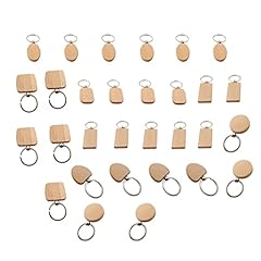 30Pcs/Lot DIY Blank Wooden Key Chain Rectangle Heart for sale  Delivered anywhere in Canada