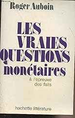 Vraies questions monétaires d'occasion  Livré partout en France
