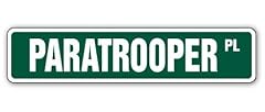 Paratrooper street sign for sale  Delivered anywhere in USA 