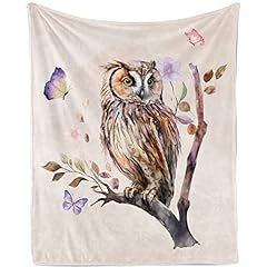 Owl throw blanket for sale  Delivered anywhere in UK