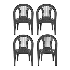 Plastic garden chairs for sale  Delivered anywhere in UK