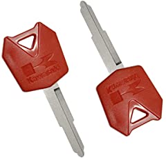 Motorcycle Replacement Key Duplicate Key Replacement Blank Uncut Key 2Pack for Kawasaki Ninja 650R Z1000 Vulcan 636 ZX6R ZX9R ZX10R ZXR250 ZXR400 ZZR 250 400 600 1100 ZX 6R 9R 10R 12R 14R (Red) for sale  Delivered anywhere in Canada