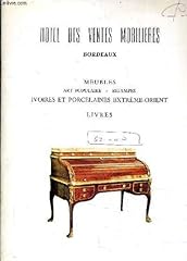 Catalogue ventes encheres d'occasion  Livré partout en France