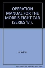 Operation manual morris for sale  Delivered anywhere in UK