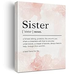 Sister quote canvas for sale  Delivered anywhere in USA 