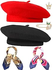 Pieces wool beret for sale  Delivered anywhere in USA 