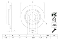 Set bremsscheibe bosch gebraucht kaufen  Wird an jeden Ort in Deutschland