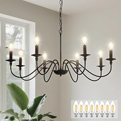 Depuley black chandelier for sale  Delivered anywhere in USA 