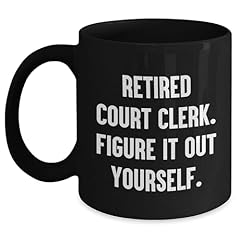 Court clerk humor for sale  Delivered anywhere in UK