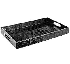 Black leather serving for sale  Delivered anywhere in USA 