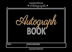 Autograph book blank for sale  Delivered anywhere in USA 