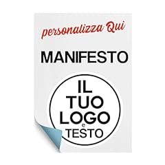 Manifesto personalizzato con usato  Spedito ovunque in Italia 