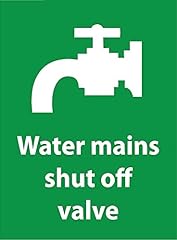 Water mains shut for sale  Delivered anywhere in Ireland