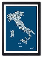 Map italy print for sale  Delivered anywhere in USA 