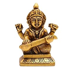 Brass saraswati pooja for sale  Delivered anywhere in USA 