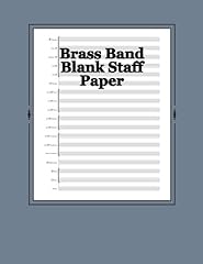 Brass band blank for sale  Delivered anywhere in UK