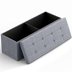 Folding storage ottoman for sale  Delivered anywhere in USA 
