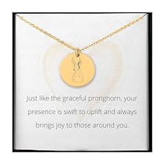 Pronghorn engraved necklace for sale  Delivered anywhere in USA 