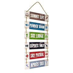 EXCELLO GLOBAL PRODUCTS Large Hanging Wall Sign: Rustic for sale  Delivered anywhere in USA 