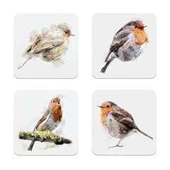 Robin art coasters for sale  Delivered anywhere in UK